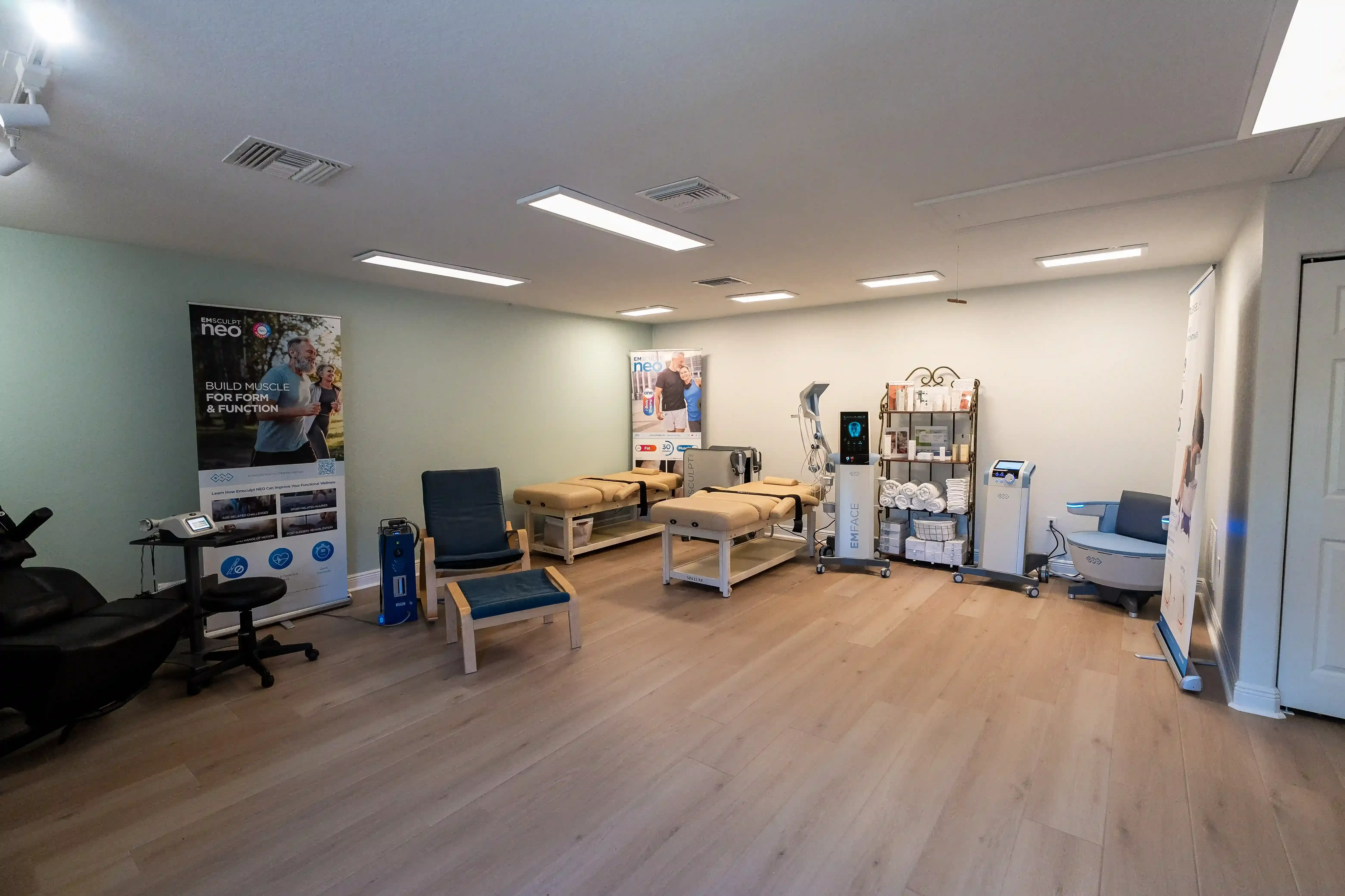 Modern treatment room at Arise Integrative Wellness in Port Charlotte, FL
